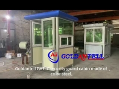 Guardia de seguridad Casa Cuadro de vigilancia Sala de policía prefabricada En la gestión del estacionamiento