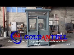 Cabina de seguridad de oficina portátil de acero de color con color y tamaño personalizados
