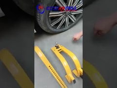 L4 Bloqueo de pinza de rueda de acero antirrobo de trabajo pesado