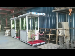 Exterior de seguridad móvil puesto de guardia de acero inoxidable impermeable